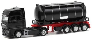 Herpa LKW MAN TG-X GX Aerop. Tank-Cont-SZ schwarz - Picture 1 of 1