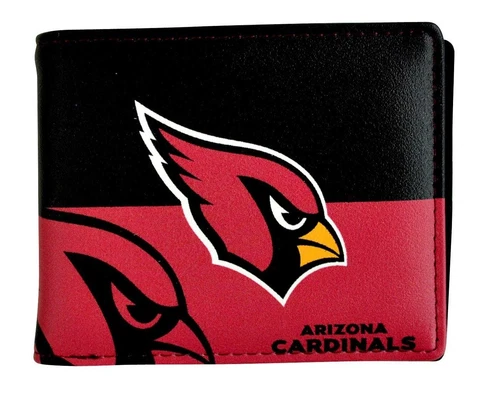 NFL Arizona Cardinals Men's Printed Logo Bi-Fold Wallet Cover