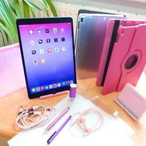 XL SET Apple iPad Air 3 64GB WLAN l RETINA iOS 18.4 Tablet EXTRAS Rosa Rosa - Imagen 1 de 12