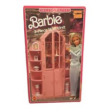 Mattel Barbie Sweet Roses 3-piece Wall Unit Furniture 1987