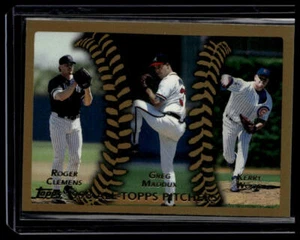 1999 Topps #460 Roger Clemens / Greg Maddux / Kerry Wood - Picture 1 of 2