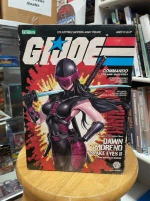 Kotobukiya G.I Joe Dawn Moreno Serpiente Bishoujo ¡Estatua Escala 1/7! Precintado Foto 1 de 3