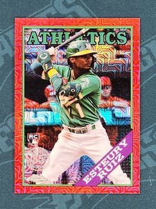 2023 Topps Chrome Update Silver Pack 1988 Red Esteury Ruiz RC /5 T88CU-8