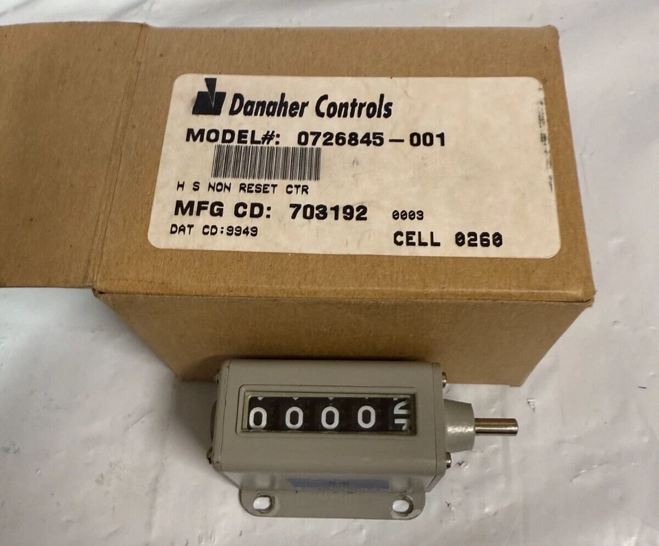 NEW danaher controls VEETER ROOT 0726845-001 NEW IN BOX - Image 1 of 1