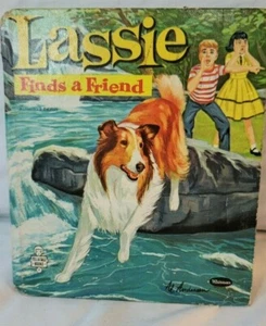 1960 Lassie Finds A Friend By Theresa Tell-A-Tale Book #2503. - Foto 1 di 12