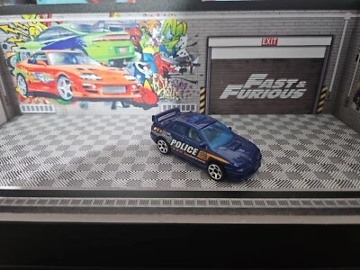 Matchbox 2022 2007 Subaru Impreza WRX STi Hawkeye POLICE blue Combi post Mint - Image 1 of 4