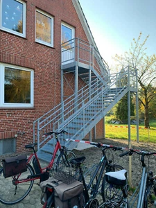 Verzinkte-Stahltreppe, Außentreppe | Haupttreppe ,Stahltreppe ,Podest 4,0m - Bild 1 von 12