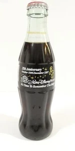DISNEY WALT DISNEY WORLD 25TH ANNIVERSARY 1996 COKE BOTTLE #1 IN A SERIES OF 4 - Picture 1 of 4