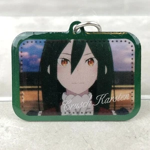 RARE Sanrio Re Zero Crusch Karsten Mini Kuji Anime Metal Charm Keychain - Picture 1 of 4