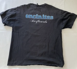 Camiseta vintage de tablas de surf Encinitas talla L surf so cal san diego - Imagen 1 de 11