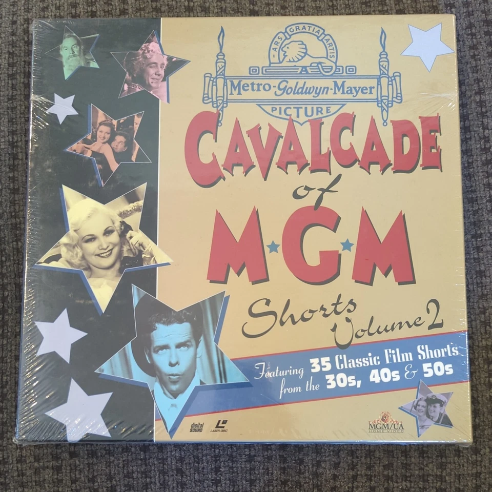 Cavalcade of MGM Shorts Laserdisc 34 Classic Film Shorts From The 30s and 40s