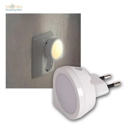 WORLD-TRADING-NET LED Nachtlicht / Nachtlampe mit Sensor für Steckdose Orientierungslicht Notlicht