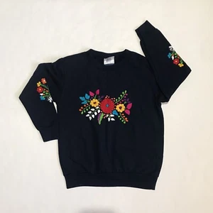 Sweater From México Size 8 For Girl . Marine Blue = - Picture 1 of 4