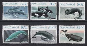 NEW ZEALAND 1988 Whales set of 6 SG 1491-1496 Used - Picture 1 of 1