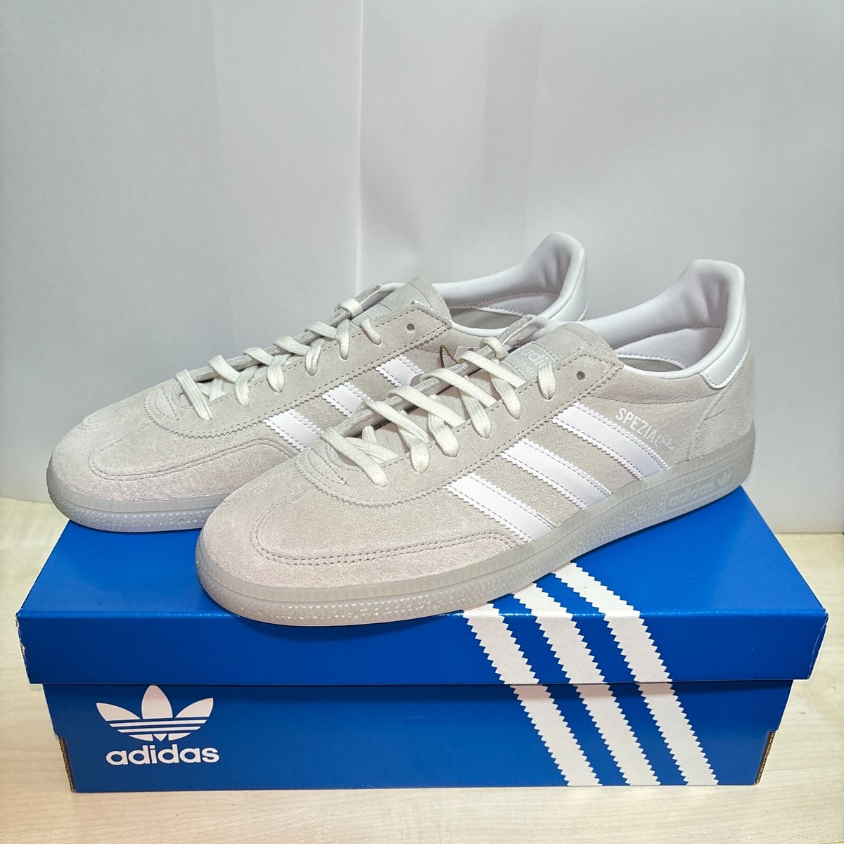 国内配送 adidas HANDBALL SPEZIAL GREY/CREAM WHITE ADIDAS Handball Spezial 