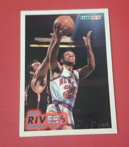 1993-94 Fleer New York Knicks Basketball Card #144 Doc Rivers - Picture 1 of 2