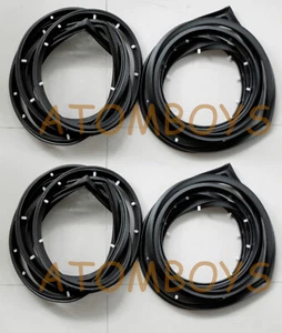 FOR TOYOTA COROLLA KE20 TE20 TE21 4D sedan weatherstrip DOOR rubber seal 70-74 - Picture 1 of 3