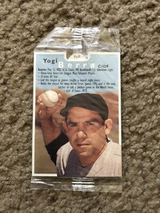 Yogi Berra 1995 Stouffer's Card Legends of Baseball Playing Card Yankees