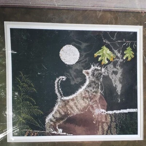 Bucilla Cat Maxs Moon Counted Cross Stitch Kit 45187 Sealed 12 x 9.25 Inch - Picture 1 of 6