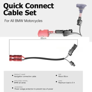 For BMW R1250GS R1200GS R1300GS S1000XR Quick Connect Cable Set Motorcycle - Picture 1 of 13