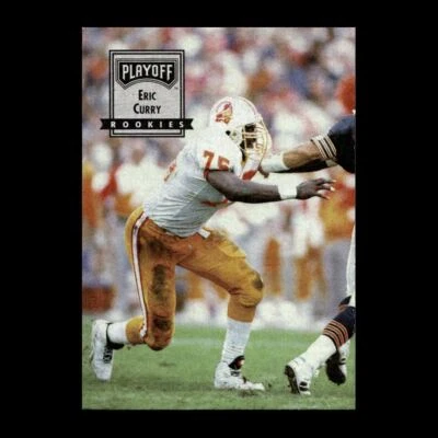 Eric Curry 1993 Playoff Contenders Rookie Tampa Bay Buccaneers #99 R323C 98 - Image 1 of 2