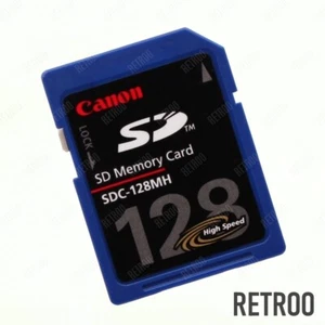 Canon SD 128MB Memory Card Secure Digital Phone/Camera/Camcorder/PDA SDC-128MH - Picture 1 of 2