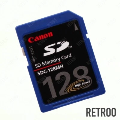 Canon SD 128MB Memory Card Secure Digital Phone/Camera/Camcorder/PDA SDC-128MH - Image 1 of 2