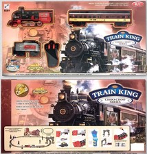 Kids Classical Remote Control Smoking Train Track Set UK SELLER Free P & P