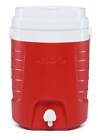 Igloo 2- Gallon Sport Beverage Jug with Hooks- Red