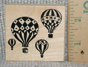 Globos de aire caliente PSX F1480 montaje en madera de estampillas NUEVOS envío rápido - Imagen 1 de 2
