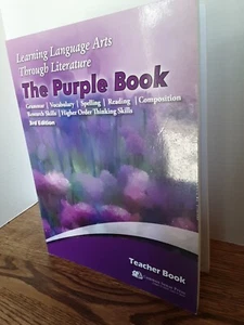 Learning Language Through Literature The Purple Book, Teacher's Book, 3rd Ed - Picture 1 of 9