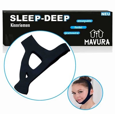 SLEEP-DEEP Kinnband Schnarchen Kinnriemen Schnarchband Schnarchmaske - Bild 1 von 4