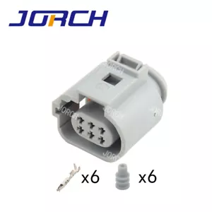 6 Pin Female EGR Valve Plug Waterproof Auto Connector For Audi VW 1J0973713G - Picture 1 of 7