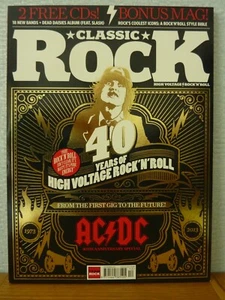 CLASSIC ROCK MAGAZINE ~ AC/DC ~ 40th ANNIVERSARY SPECIAL (Dec 2013) AS NEW *OOP* - Picture 1 of 6