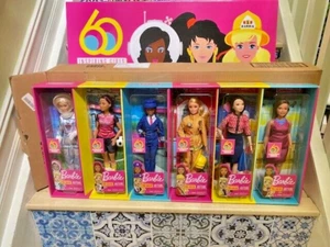 Barbie 60 Aniversario Carreras 6 Muñecas Edición Limitada Paquete Conjunto 2019-NUEVO CON Envío - Imagen 1 de 4
