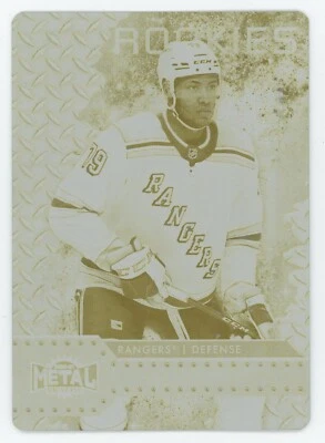 2020-21 UD Metal Universe Yellow Printing Plate Rookies K'Andre Miller 1/1 - Image 1 of 3