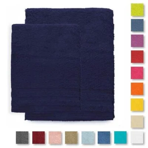 Bassetti Set Asciugamani 1+1 Tinta Unita Spugna 430gr D80 - Foto 1 di 5