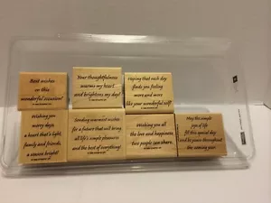 Stampin Up Vielseitige Verse Wünsche Ermutigendes Wort Retired Set 1999 Selten Neu - Bild 1 von 1