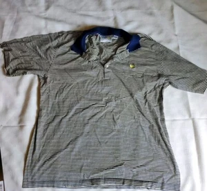 Polo Masters Vintage Camicia Uomo Extra Large Bkue Righe Augusta National Golf - Foto 1 di 6
