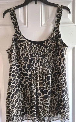 Blusa sin mangas SPENSE - XL - Cuello redondo con pliegues horizontales, forrada Foto 1 de 4