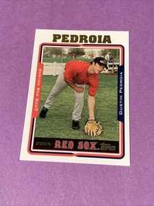 2005 Topps Factory Exclusive Dustin Pedroia Red Sox Team Bonus Rookie RC #5 - Picture 1 of 2