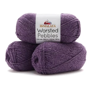 Premier Yarn Himalaya Worsted Pebbles 3 Pack "Purple" - Picture 1 of 1