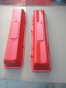 Restored Chevy 327 valve covers Corvette Impala - Picture 1 of 6