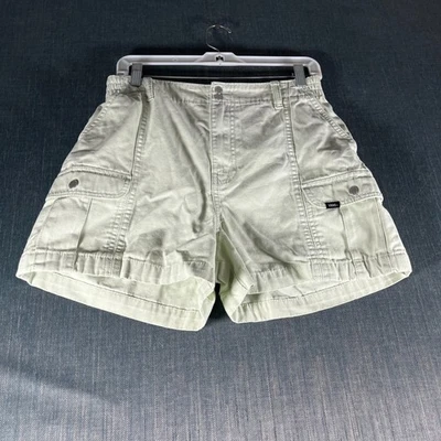 Женские шорты-карго Vans размер M белые эластичные на талии легкая стирка повседневные свежие - Изображение 1 из 4