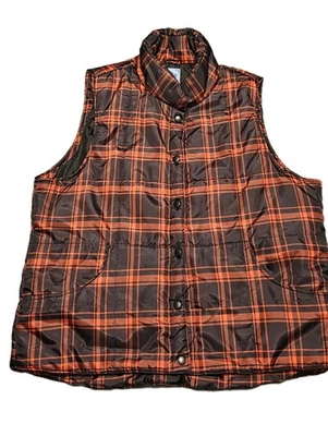 Izod Women's Size xl Puffer Vest Red & Black Insulated Outerwear. Excellent Cond - Image 1 of 4