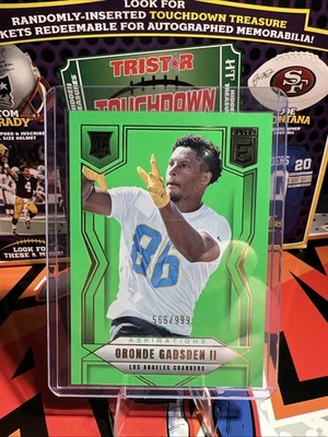 Panini Donruss Elite 2025 - RC Oronde Gadsden II Aspirations verde lima/999 Foto 1 de 4