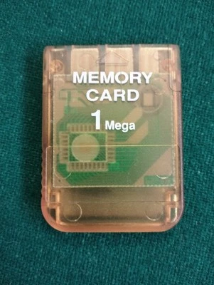 MEMORY CARD PS1 SONY PLAYSTATION 1 SCHEDA DI MEMORIA PSX ONE 1 MEGA 1MB MB - Immagine 1 di 2