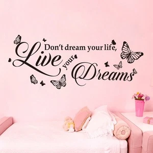 Decorative Stickers Stickers Butterfly English Creativity For Home Decorative - Picture 1 of 13