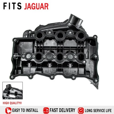 BLACK INLET MANIFOLD ROCKER COVER LEFT FOR JAGUAR XF XJ 3.0L TDV6 # C2S52756. — 第 1/4 张图片