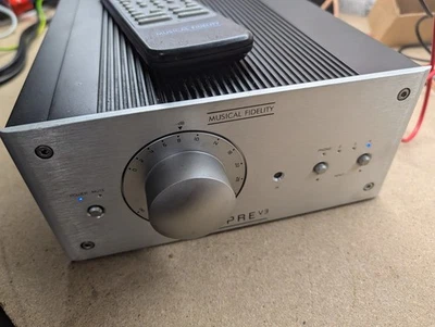 Musical Fidelity X-Pre V3 discrete circuit, class-A preamplifier with phono MM. - Image 1 of 4
